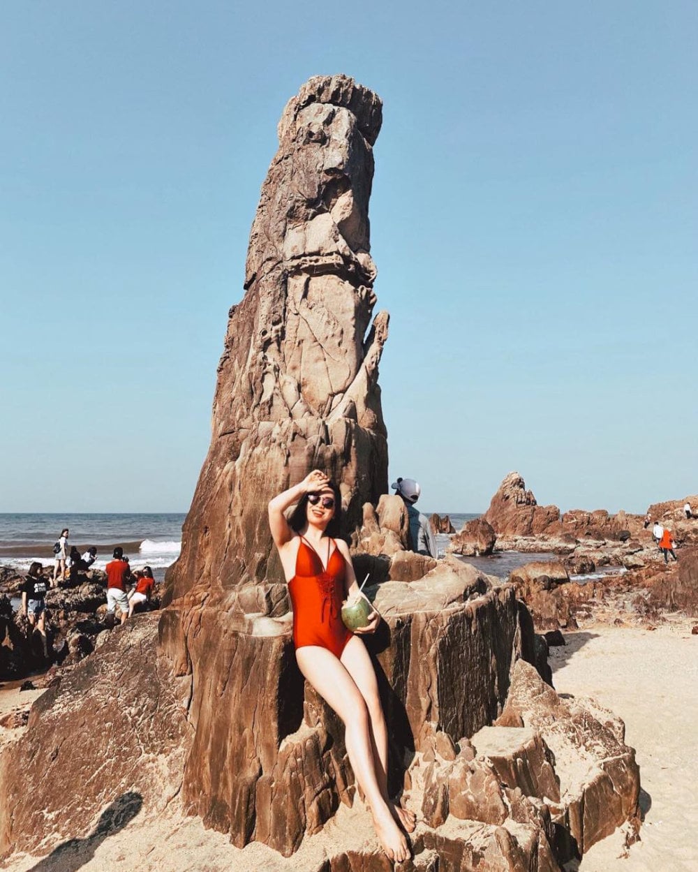 Check in cũng những phiến đá